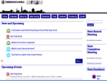 Tablet Screenshot of colchestercamra.org.uk